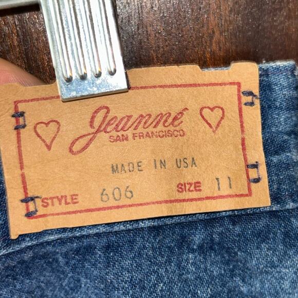 Vintage Jeanne San Francisco High Waist Jeans Cut 110 Size 11 70’s denim boho - Picture 5 of 12